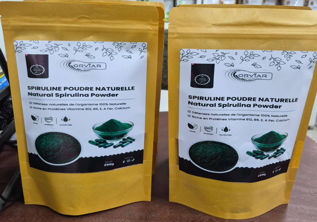 Spiruline Poudre Bio 250g Superaliment Antioxydant Énergie Naturelle