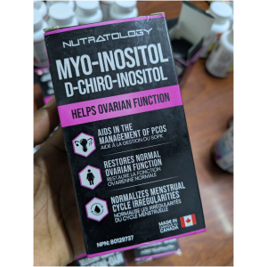 Complément Alimentaire Myo-Inositol D-Chiro Inositol Ratio 40:1 Nutratology 120 Capsules
