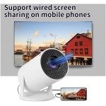 Mini Video Projecteur Portable Android WiFi Bluetooth Télécommande 720P 130 Pouces