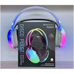 Casque Gaming Bluetooth Disco Pulse PG580 RGB LED 40mm
