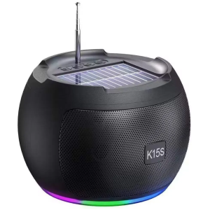Enceinte Bluetooth Solaire Portable XKT K15 1200mAh FM AUX TF USB Haut parleur