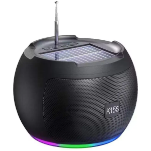 Enceinte Bluetooth Solaire Portable XKT K15 1200mAh FM AUX TF USB Haut parleur