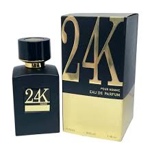 Parfum Homme 24K Eau de Toilette Luxe 100ml Sillage Boisé Cuir