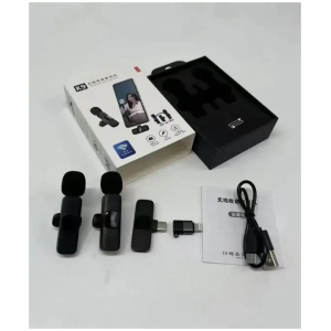 Micro Cravate Sans Fil Portable 2 Micros K9 Diffusion Live Streaming