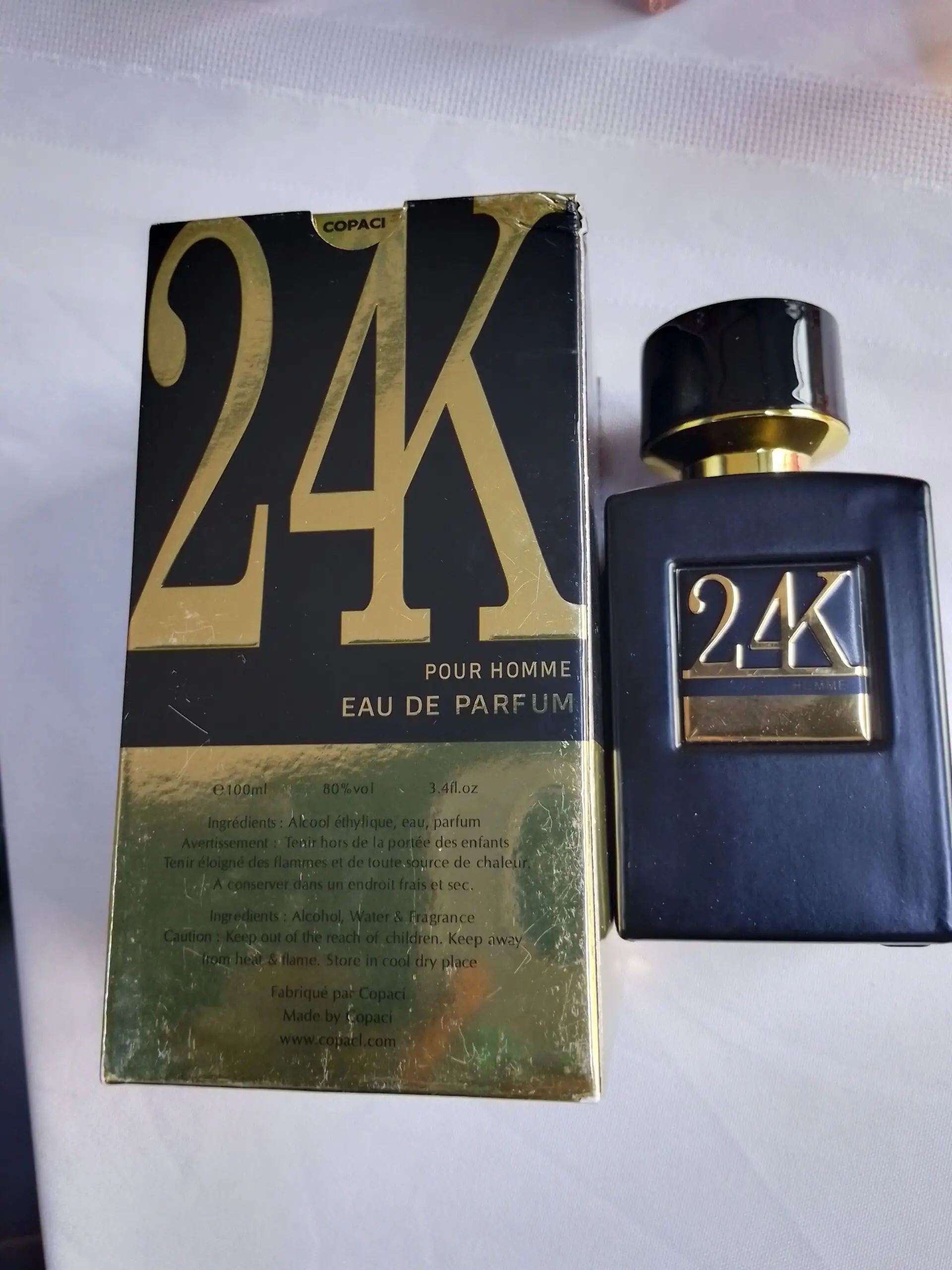 Parfum Homme 24K Eau de Toilette Luxe 100ml Sillage Boisé Cuir – Image 3