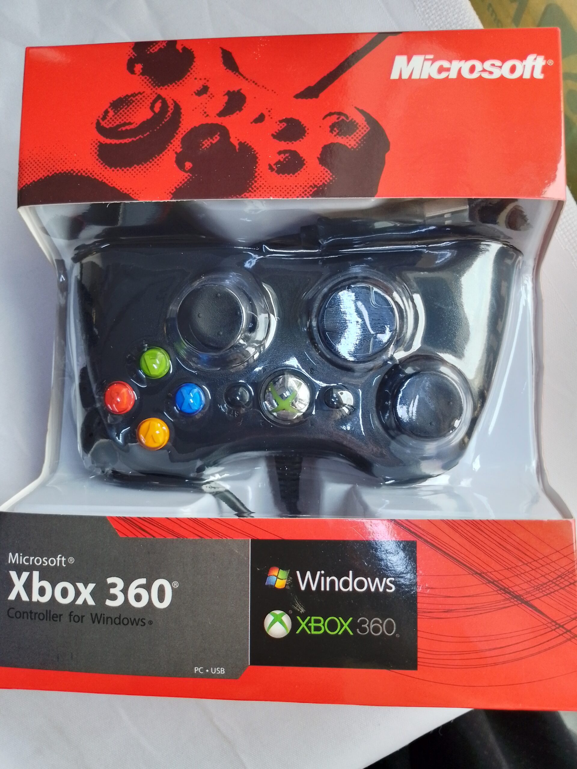 Manette Xbox 360 Filaire Jeu PC Console Microsoft