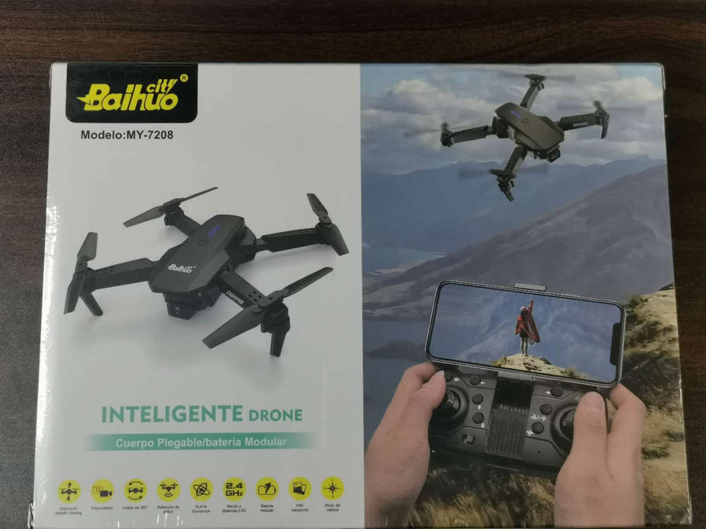 Drone Pliable Baihuo MY-7208 Caméra 4K Ultra HD Batterie Modulaire