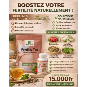 Pack Fertilité Féminine Naturelle Thé Complément Cycles Fibromes