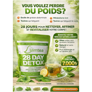 Thé Minceur Slimtea 28 Day Detox Drainant Brûle Graisse