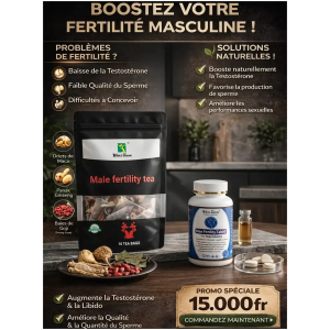 Pack Fertilité Masculine Naturelle Thé Complément Testostérone Libido