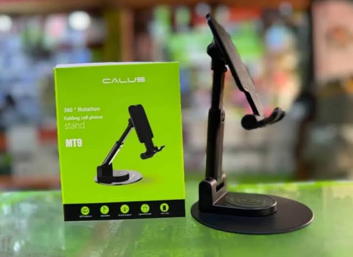 Support Pliable Calus MT9 360° Téléphone Tablette Alliage Aluminium Silicone – Image 2