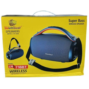 Enceinte Boombest LN-716BT 50W Super Bass Bluetooth Portable 8800mAh IPX6 Woofer