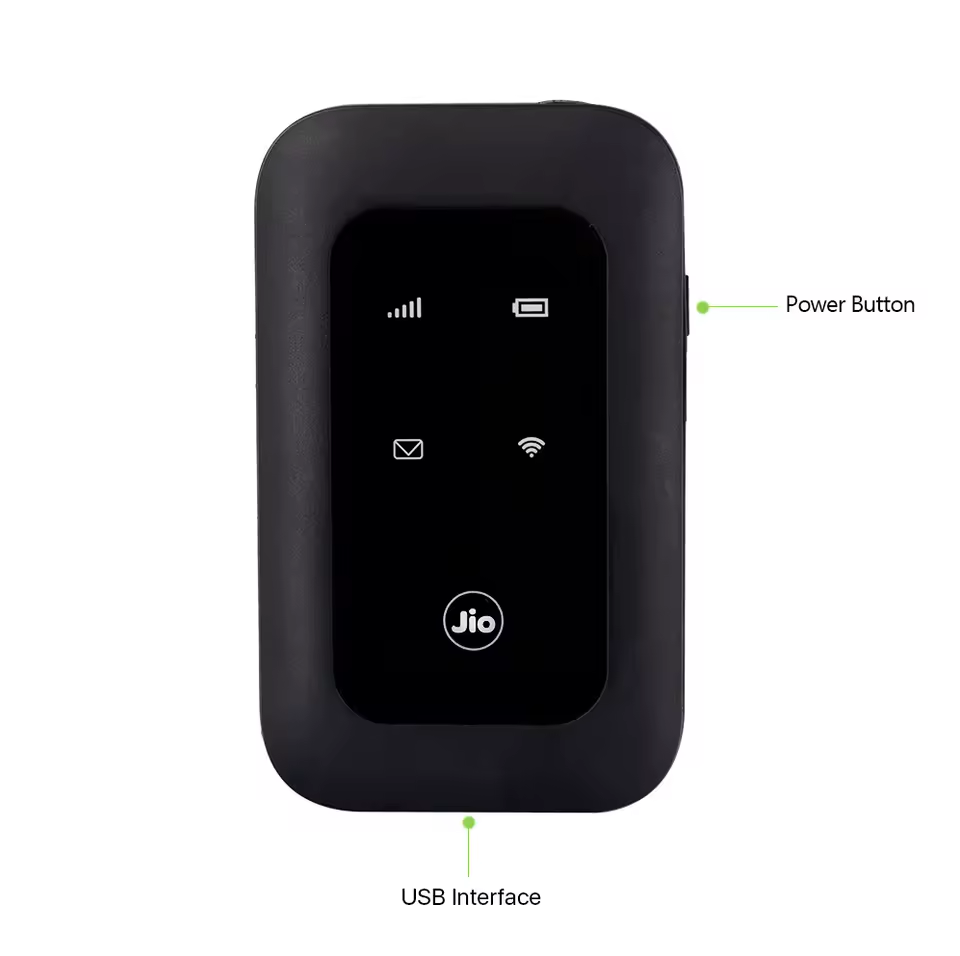 JioFi 4G LTE débloqué connecté à plusieurs appareils simultanément