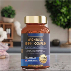 Magnesium 12 en 1 Complex 120 Capsules Fatigue Stress Sommeil Digestion