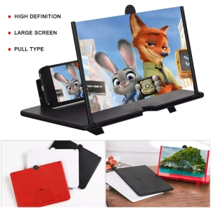 Agrandisseur Écran Téléphones 10 Pouces Pliable Portatif Réduction Fatigue Visuelle
