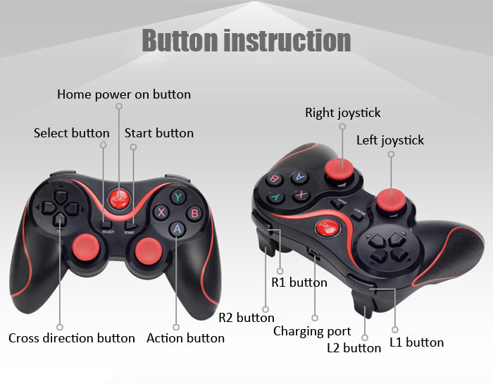 Manette de jeu sans fil X3 Bluetooth pour smartphone Android, tablette, PC, Smart TV – Image 2