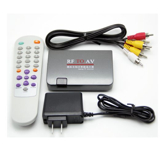 Convertisseur AV vers RF Modulateur Signal Vidéo Vers TV Antenne Coaxial - Branchement