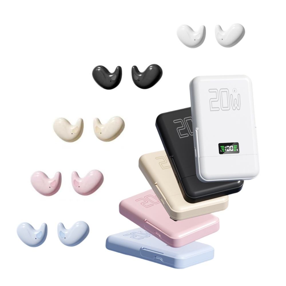 Écouteurs NEEXXT Q96 TWS Mini Power Bank Intégré Forte Adsorption – Image 2