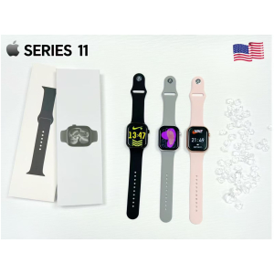 Smartwatch Série 11 1:1 Replica 2.1 Pouces Appels Bluetooth Cardio Silicone