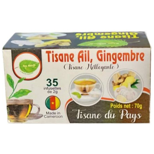 Tisane Mendim Me Zon Ail Gingembre Détox Artères Rein 35 Sachets
