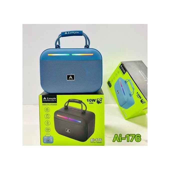 Enceinte Bluetooth Loveyin Ai-176 10W RGB LED 1800mAh Portative – Image 4