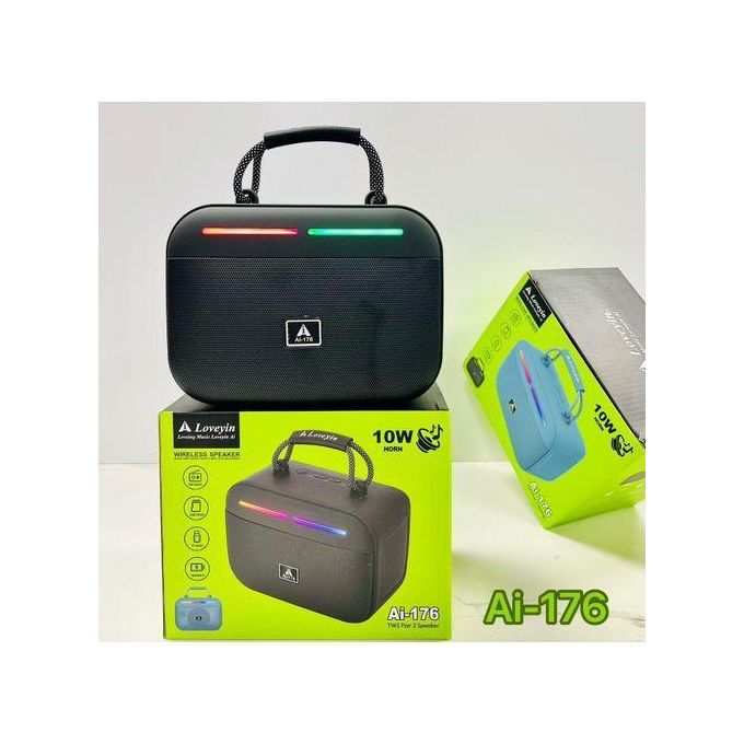 Enceinte Bluetooth Loveyin Ai-176 10W RGB LED 1800mAh Portative – Image 5