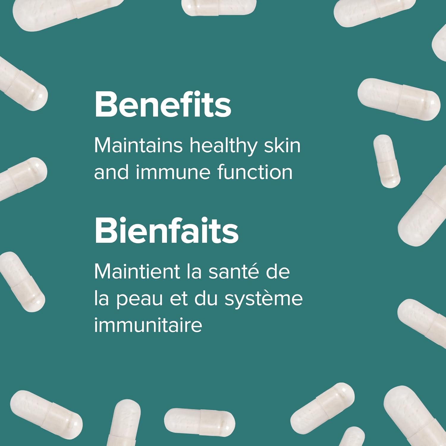 Zinc Bisglycinate 50mg Webber Naturals Immunité Peau Fertilité 140 Gélules – Image 3
