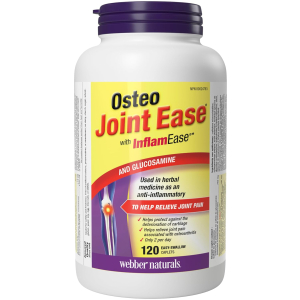 Webber Naturals Osteo Joint Ease Glucosamine InflamEase 120 Comprimés