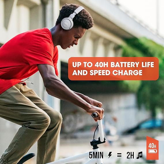 Casque JBL Tune 901 Bluetooth Pure Bass 40h USB-C Pliable – Image 3