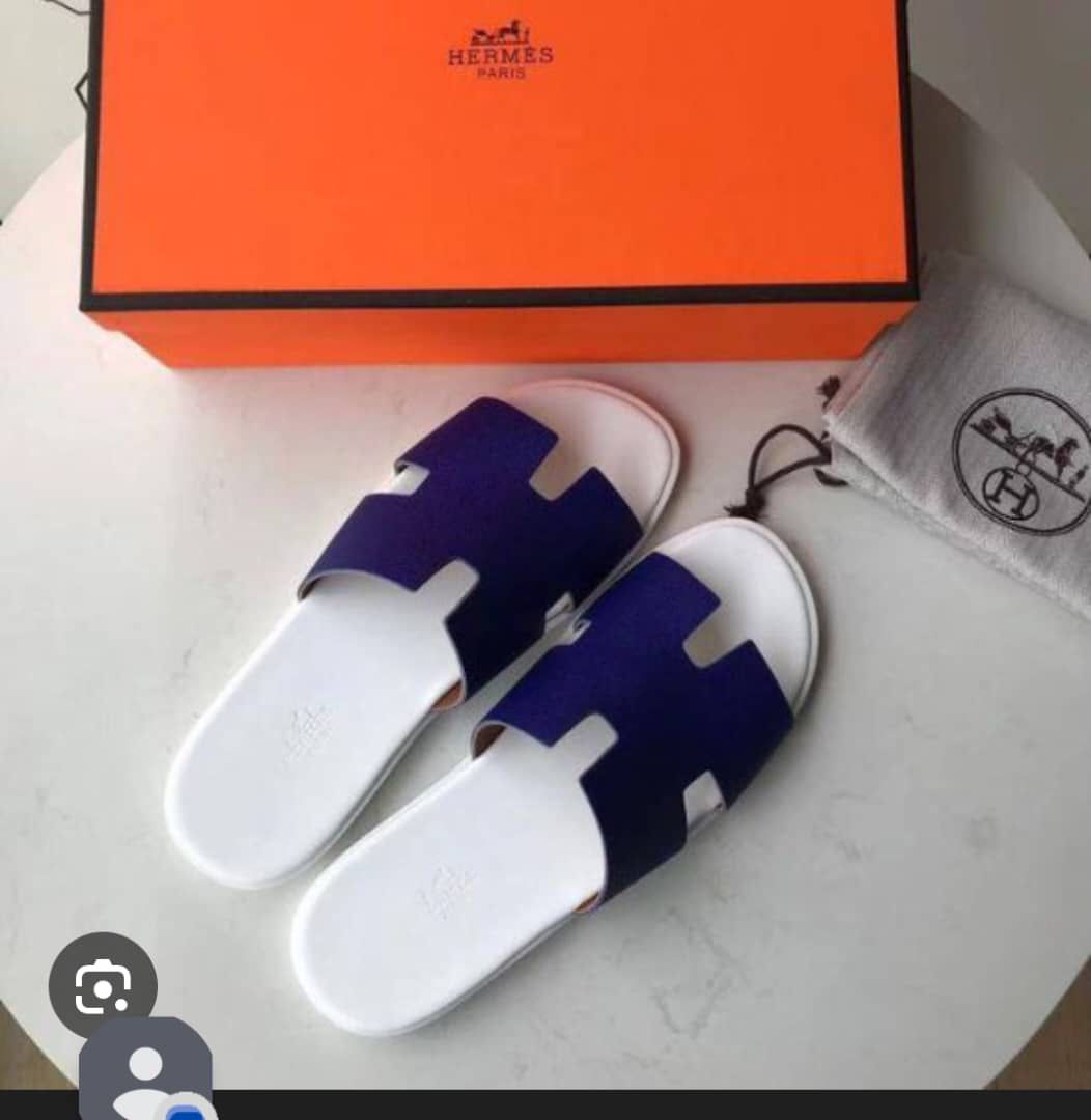 Babouches Hermès Originales Cuir Pointures 40 à 46 – Image 2