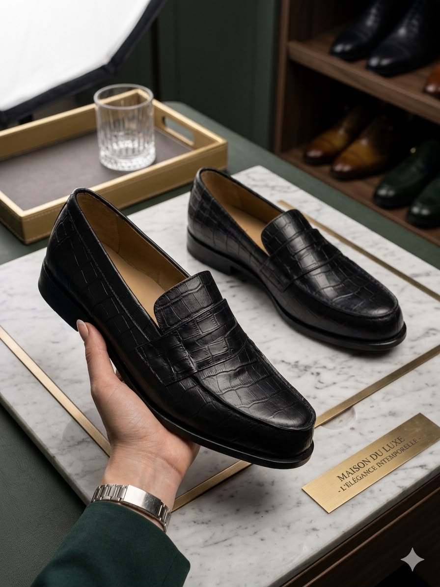 Chaussures J.M. Weston Originales en cuir noir classique