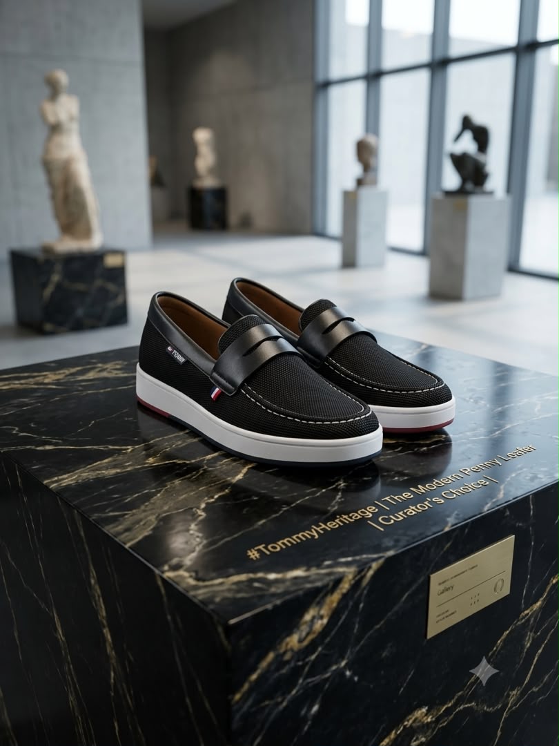Chaussures Tommy Leather Sneaker Cuir 40 à 46 Baskets Casual Chic Tommy Hilfiger – Image 4