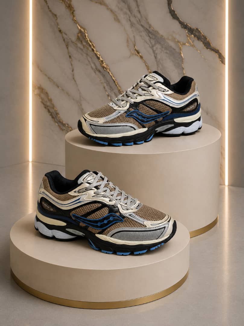 Saucony Originale vue de dessus, montrant les détails du design