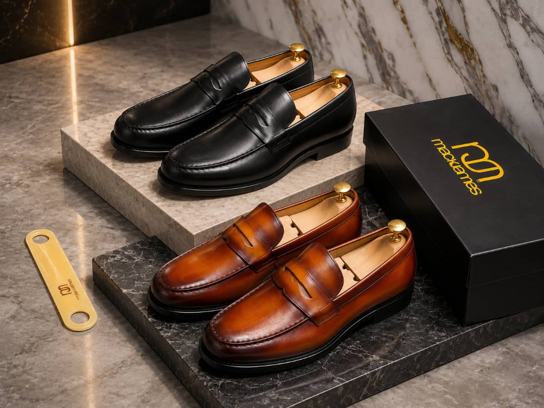 Derbies et mocassins homme élégants en pointures 40 à 46 disponibles chez Miassar Cameroun