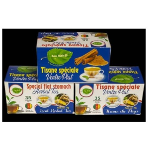 Tisane Ventre Plat Séné Cannelle Gingembre Détox Colon 20 Sachets