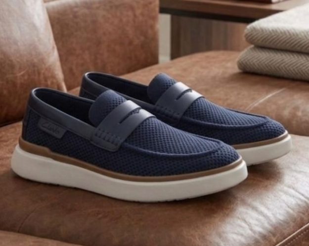 Clarks Urban Flex Loafer Mesh Respirant Semelle Chunky