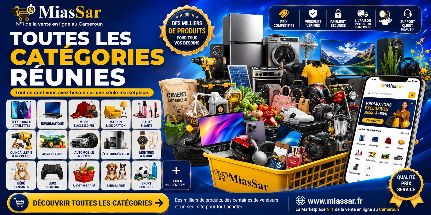Des milliers de produits vous attendent