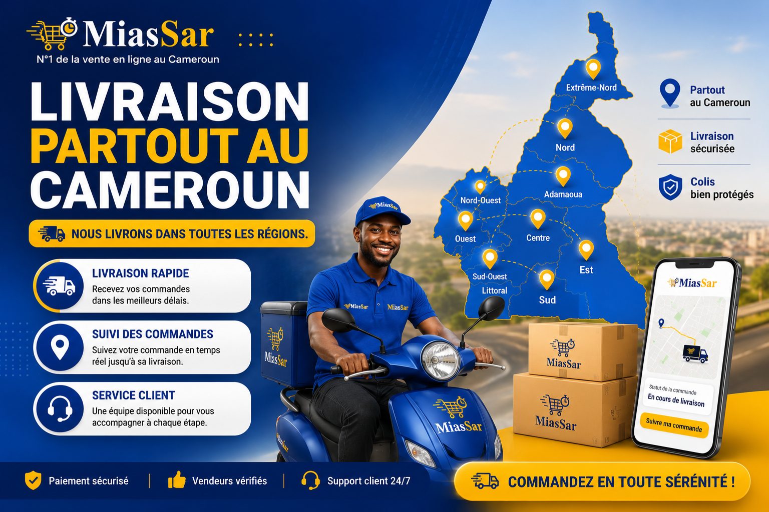 Suivez toutes vos commandes