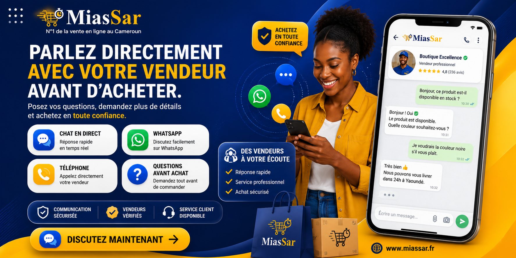 Achetez partout au Cameroun