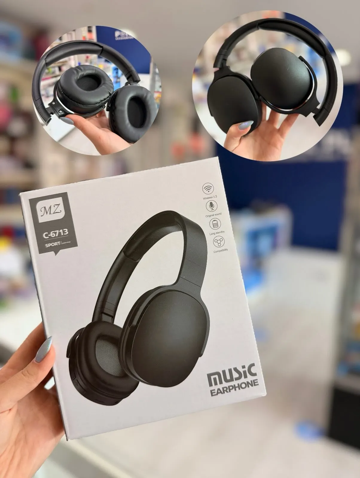 Casque Bluetooth MZ C-6713 Sport Pliable HiFi