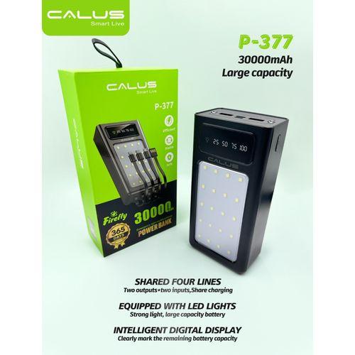 Power Bank Calus P377Max 30000mAh Câbles Intégrés Lampe LED