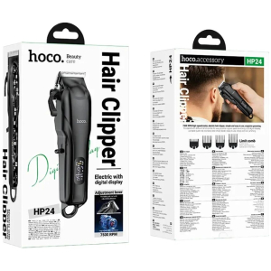 Tondeuse Hoco HP24 Sans Fil 7500 RPM 2000mAh Écran LED