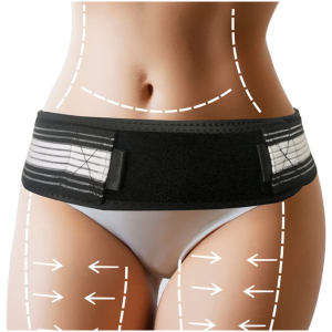 Ceinture Pelvienne Sacro-iliaque ZEPFJHE Réglable Noir