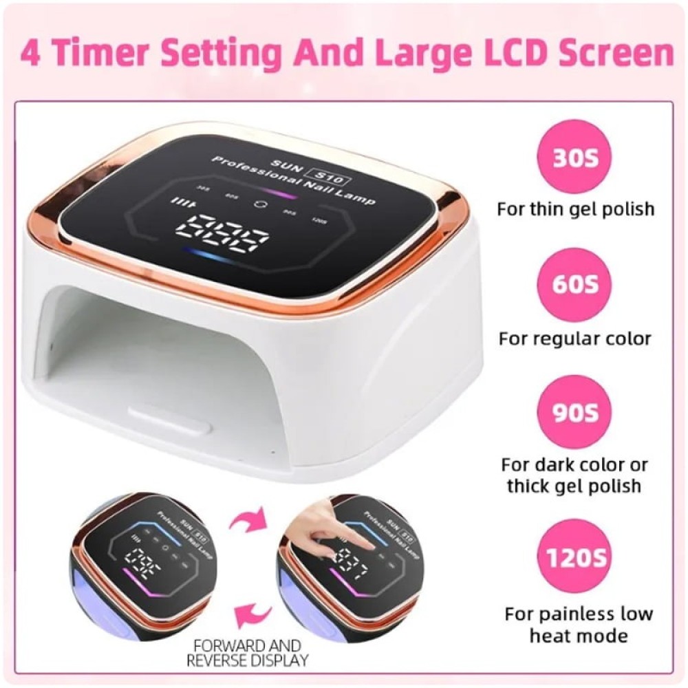 Sèche Ongles Rechargeable SUN S10 108W UV LED Sans Fil Autonome – Image 2