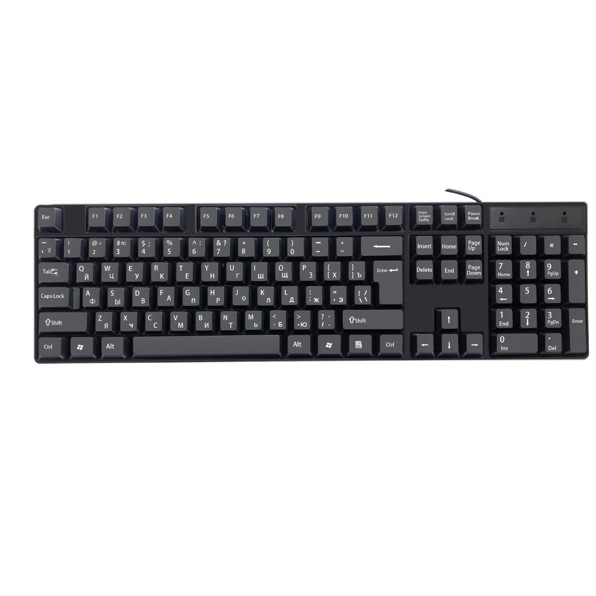 Clavier USB K1800 104 Touches Pleine Taille QWERTY Bureau – Image 2