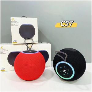 Enceinte Bluetooth C57 Pro 30W Bass Sphère RGB Portable