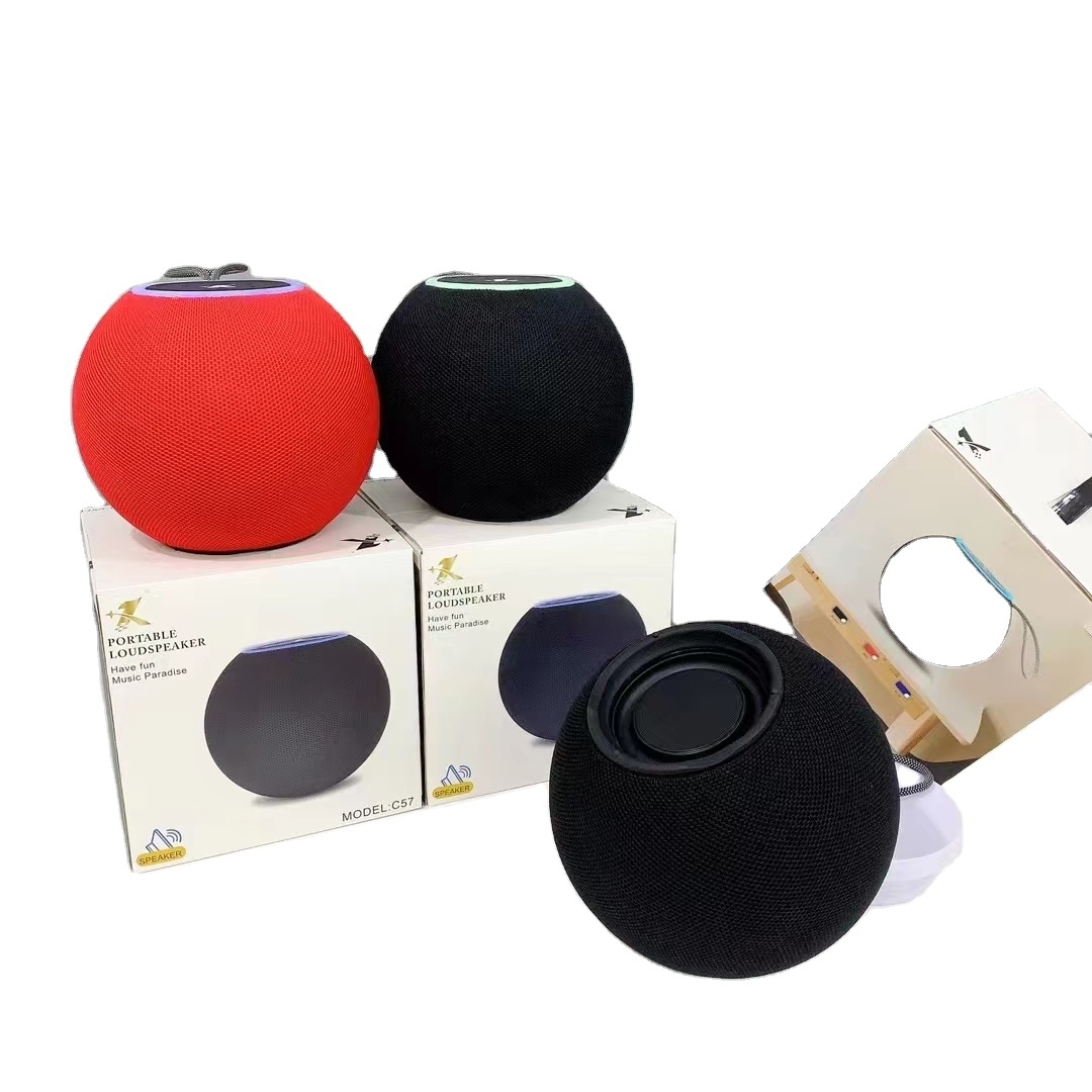 Enceinte Bluetooth C57 Pro 30W Bass Sphère RGB Portable – Image 2
