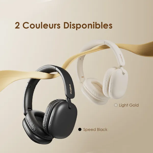 Casque Oraimo BoomPop Lite ENC ORIGINAL Bluetooth 5.3 Autonomie 65h – Image 6