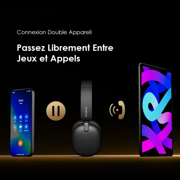 Casque Oraimo BoomPop Lite ENC ORIGINAL Bluetooth 5.3 Autonomie 65h – Image 7
