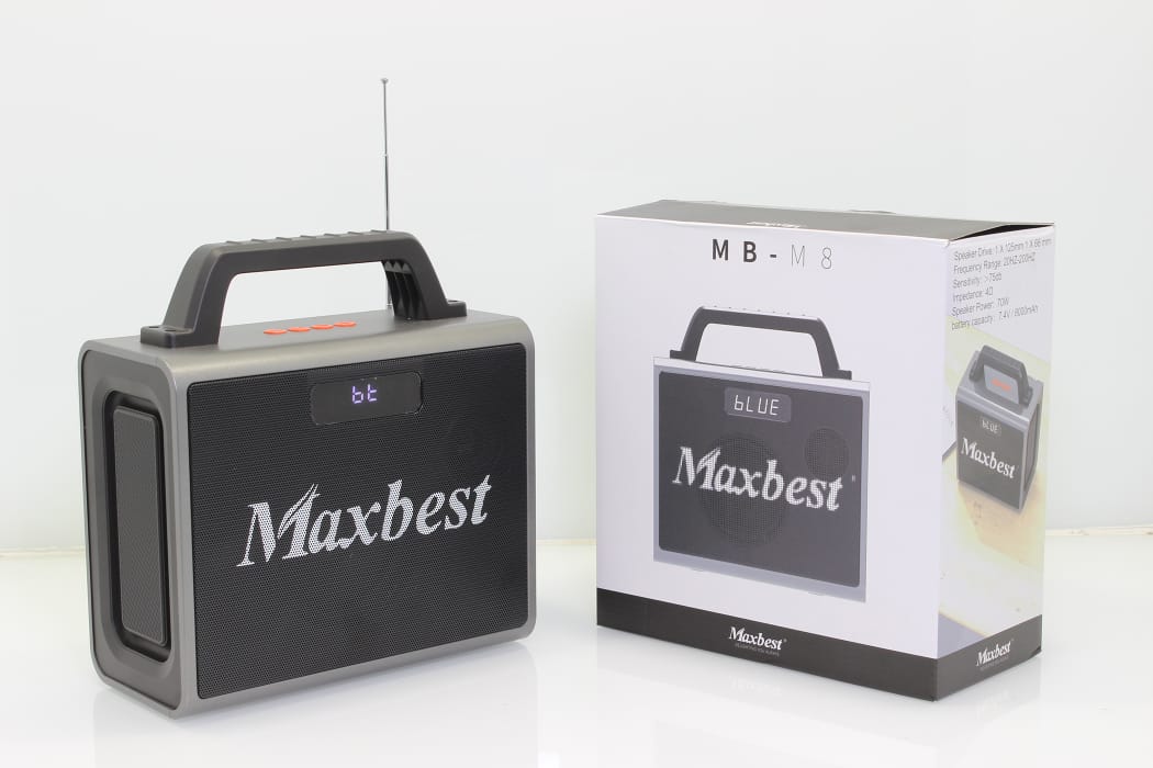 Enceinte Bluetooth Maxbest MB-M8 50W Bass FM USB TF Radio